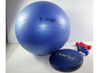 Exercise Lot, Weights 1 # Set And 2# Set, Ball And Twister