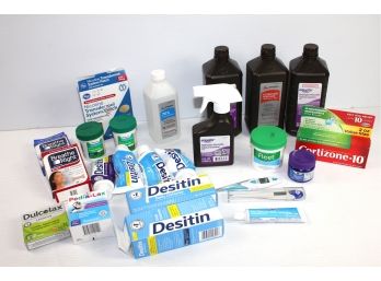 First Aid Lot-Desitin, Peroxide, Cortisone Etc