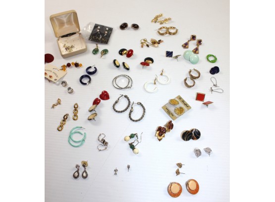 Pierced Earring Lot-large Variety