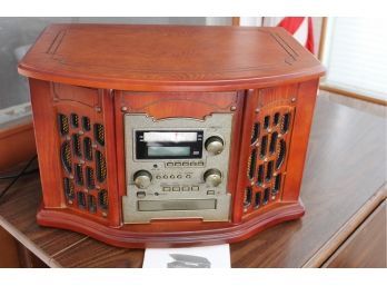 Innovative Technology Wooden Music Center With Recordable CD Player-see Description