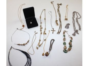 Pretty Chains And Necklaces Lot 2 With A Few Bracelets