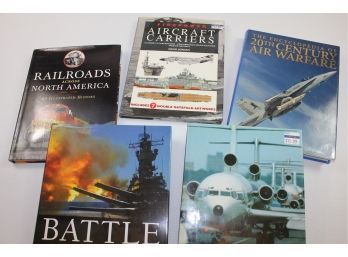 5 Nice Big Coffee-table Books On Railroads, Aircraft And Air Warfare
