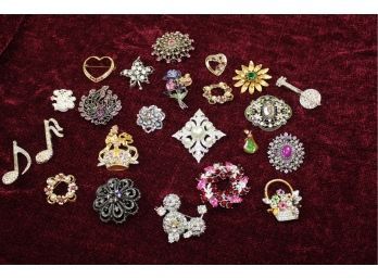 Beautiful Pins - Bejeweled And Bedazzled-some Vintage
