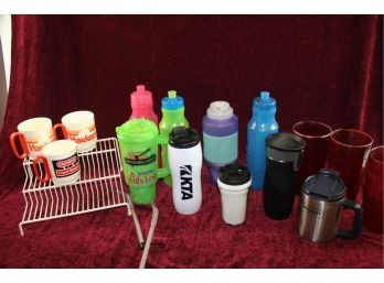 Miscellaneous Cups-a Few Insulated And Cabinet Organizer