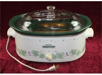 Large Rival Crock-Pot With Removable Dish