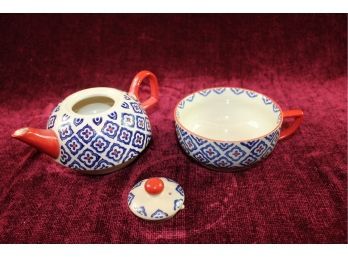 Yokohama Studio Teapot With Cup Pottery