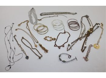 Pretty Chains And Necklaces Lot 1 With A Few Bracelets