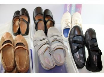 Women's Casual Shoes - Size 9 And A Couple Are Like New - Most Have Their Own Tote
