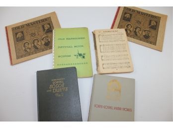 Miscellaneous Lot-some Neat Vintage Items- 'Old Masters' Workbooks Are Fun