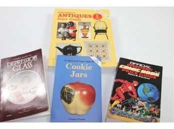 Price Guides-antiques, Cookie Jars, Comics, Depression Glass