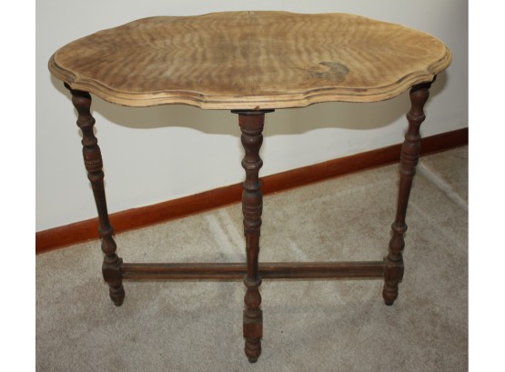 Cute Oval Table 32 X 18 X 28 In Tall
