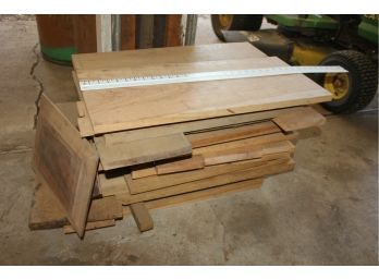 Pile Of Good Project Lumber-some Oak, Maple, Walnut Etc