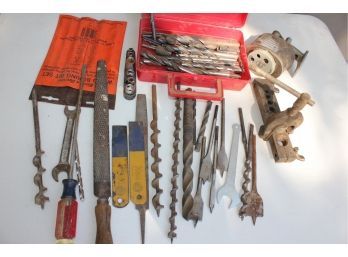 Miscellaneous Lot, Drills, Files, Flare Tool Etc