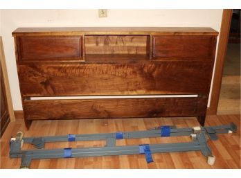 Homemade Headboard 62 In Wide X 33.5 Tall For Full Or Queen- Includes Mattress Frame-nice Storage Area