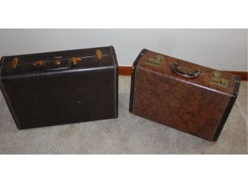 Two Suitcases-Samsonite 15 X 21 X 7 And JC Higgins 14 X 19 X 6