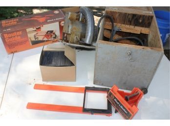 Vintage Win Jigsaw-Black & Decker Router Guide For Letters And Numbers