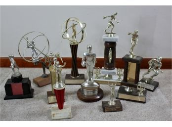 10 Old Trophies-1967 Football To 1980s Bowling