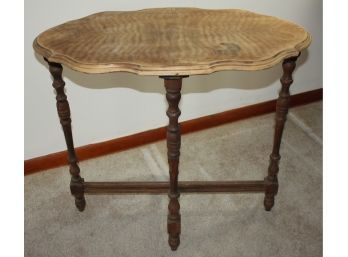 Cute Oval Table 32 X 18 X 28 In Tall