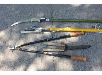 Cutting Lot-Pole Limb Cutters, Hedge Clippers
