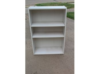 White Bookcase, Adjustable Shelves