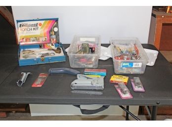 Tempest Torch Kit, Flag Holder, Stapler, Hardware Supplies