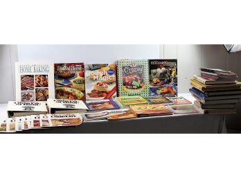 Large Selection Of Cookbooks And Miscellaneous Other Books