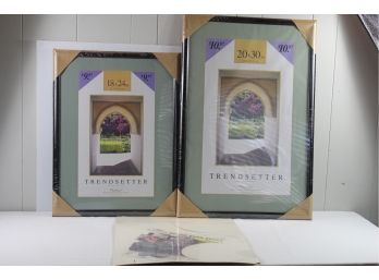 2 Picture Frames, 18 X 24, 20 X 30