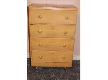 Wood 4 Drawer Dresser 37 X 23 X 13