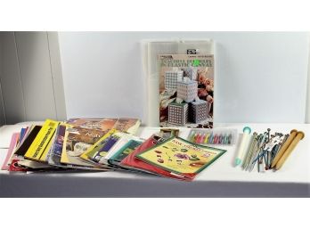 Crocheting And Knitting Supplies And Books, Crafting Supplies