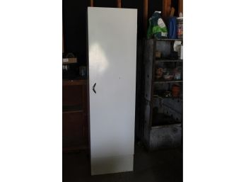 White Storage Cabinet 66 X 18 X 14
