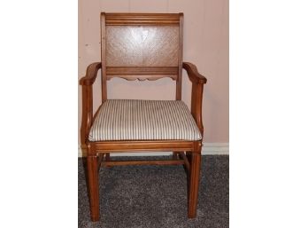 Wood Chair With Armrests