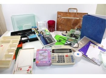 Office Lot-calculator, Organizers, Computer Disk, 3-ring Binders