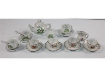 Two Different Tea Sets-green Made In China