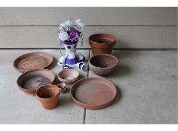 K State Flower Pot Decor And Terracotta Pots And Trays
