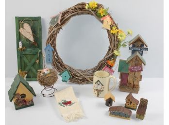 Birdhouse Lot 1-wreath, Mug, Decorative Items
