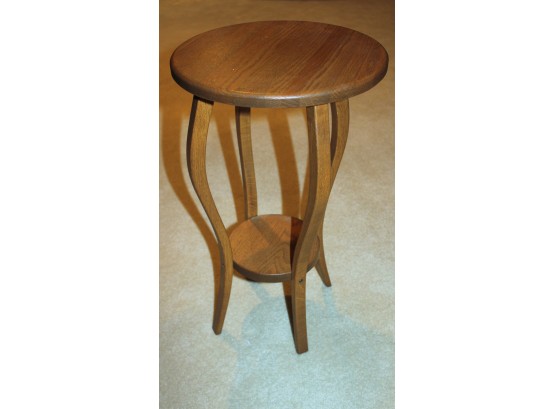Cute Small Table Handcrafted Solid Wood-13 In Deep X 29.5 Inches Tall