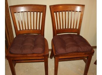 Set Of 2 W. H. Gunlocke Bankers Chair Company-chairs # 588(has Water Stain)625-National Archive