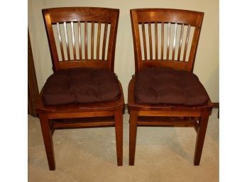 Set Of 2 W. H. Gunlocke Bankers Chair Company - Chairs # 639 And 603 National Archive