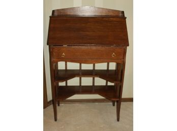 Antique Writing Desk 27 Inch Wide X 13 In Deep