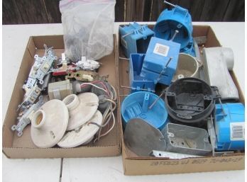 Miscellaneous Electrical Junction Boxes, Light Switches, Light Fixtures Etc