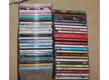 Box Of 44 CDs Neil Diamond, Lots Of Christmas, LeAnn Rimes, Andy Williams, Barbra Streisand Etc