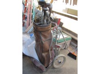 Golf Clubs, Bag, Bag Cover, Cart-Wilson Staff