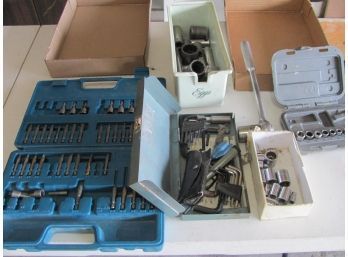 Assorted Bit Set, Allen Wrenches, Miscellaneous Sockets And Ratchet