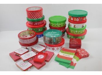 Christmas Baking And Gift Containers