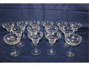 Margarita Glasses-set Of 12 -  2 With Name