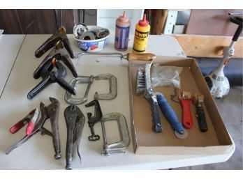 Miscellaneous Tools-clamps, Vise Grips, Brush, Rollers Etc