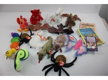 Lot 10 Of Beanie Babies-miscellaneous Including Osito