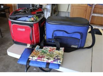Coleman Cooler And Bags