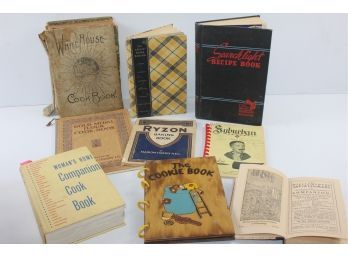 Vintage Recipe Books-White House Cookbook 1916 In Rough Shape, 1908 Gold Medal, Ryzon 1918