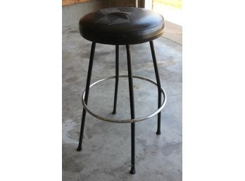 Padded Seat Stool 30 In Tall Swivels